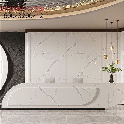 Interieur Gesinterde Steen Luxe Serie Gepolijst
